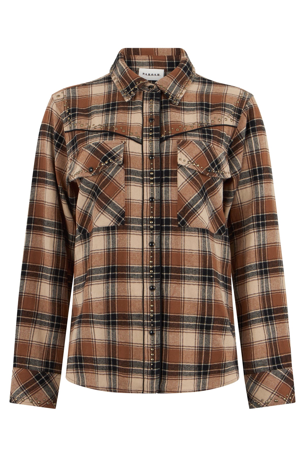 Cotton shirt with studs RTW