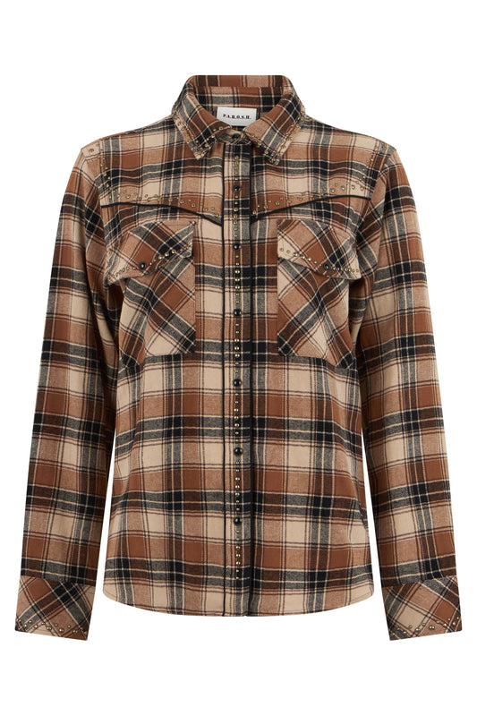 Cotton shirt with studs RTW