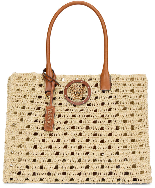 Medusa tote bag in raffia BAGS