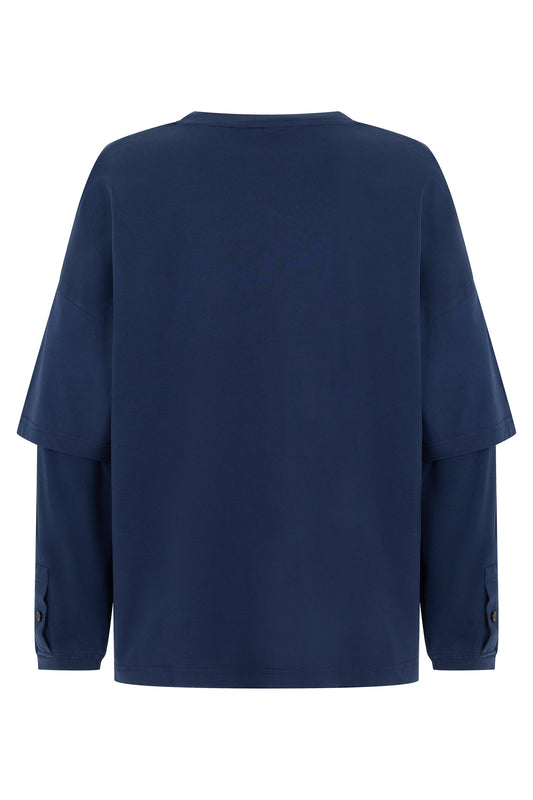 Long sleeve t-shirt with embroidered logo RTW