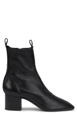 CELINE Boot with zip Cherie in lambskin stretch