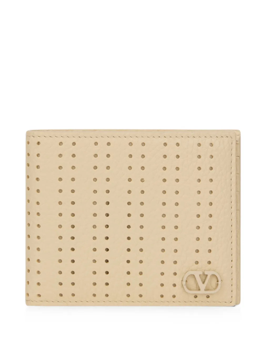 Valentino Garavani Perforated leather wallet