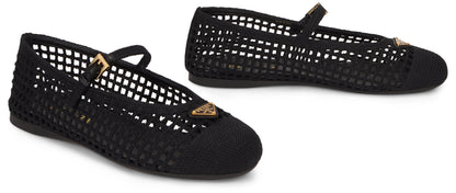 Crochet ballerinas in cotton SHOES