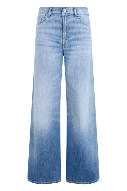 Denim trousers with a wide leg RTW