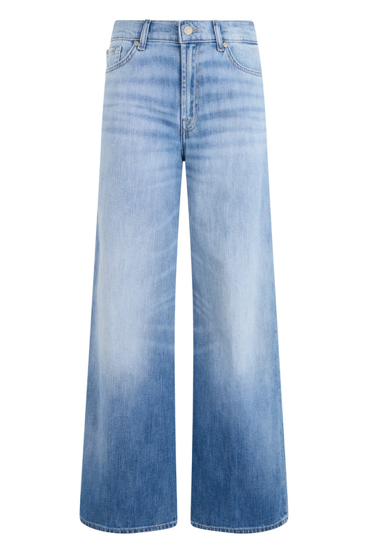 Denim trousers with a wide leg RTW