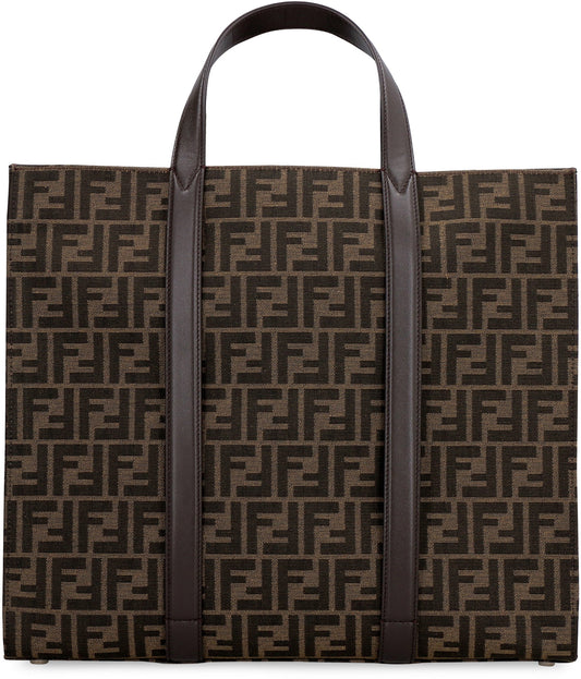 Jacquard fabric tote BAGS