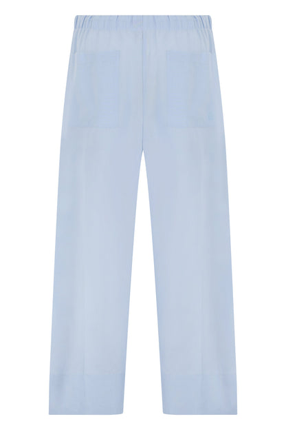 Totême Loose cotton and linen pants