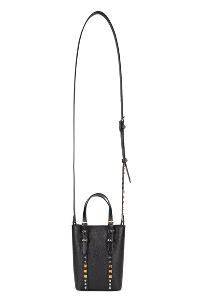 Rockstud bucket bag in leather BAGS