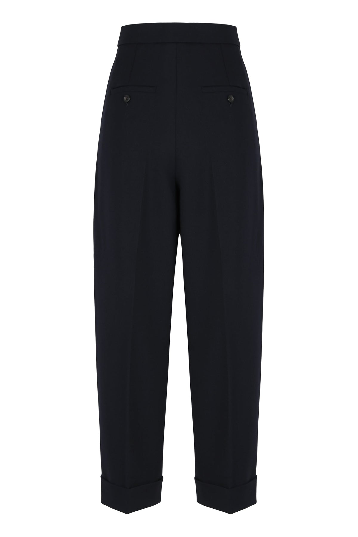 High-waisted wool pants RTW