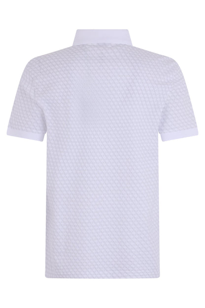 Cotton polo with pattern RTW