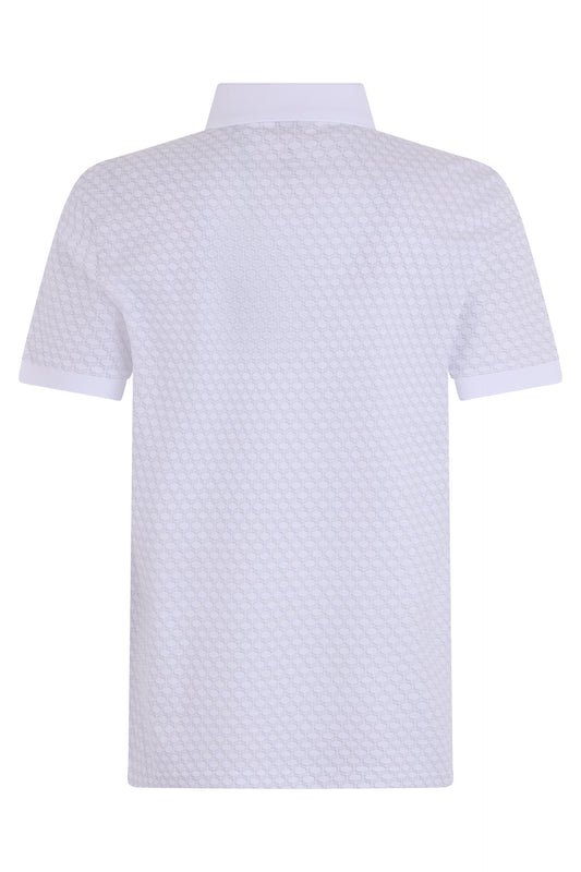 Cotton polo with pattern RTW