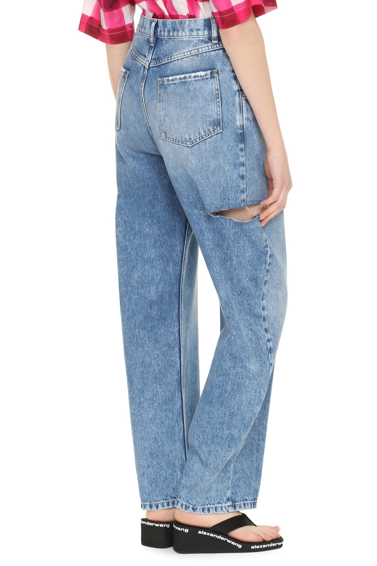 Maison Margiela High-waist wide-leg jeans