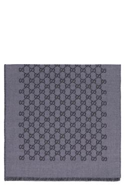 Gucci Wool GG jacquard scarf