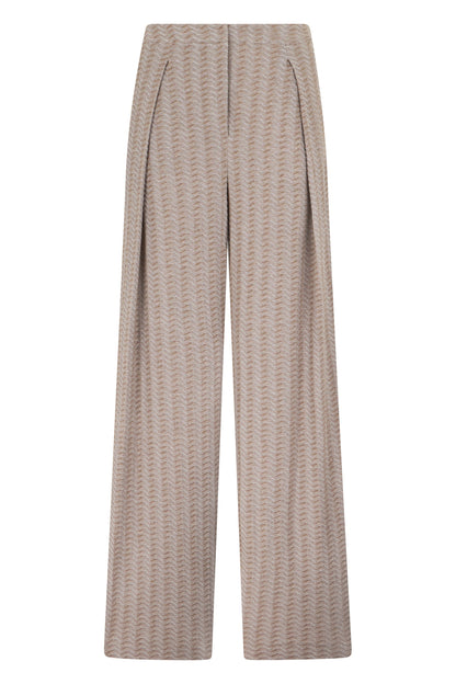 Jacquard knit pants RTW