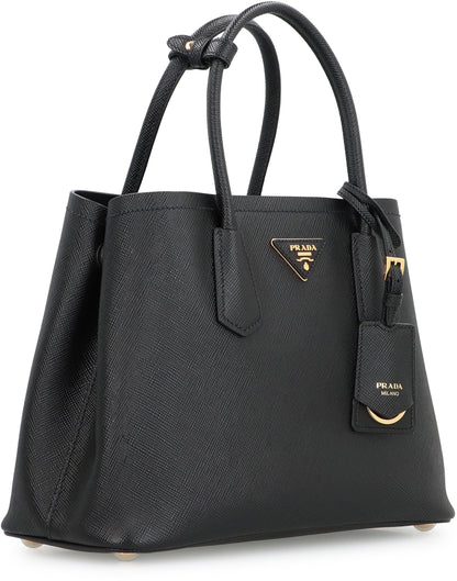 Prada Double medium Leather handbag