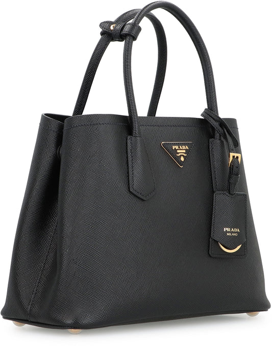 Prada Double medium Leather handbag