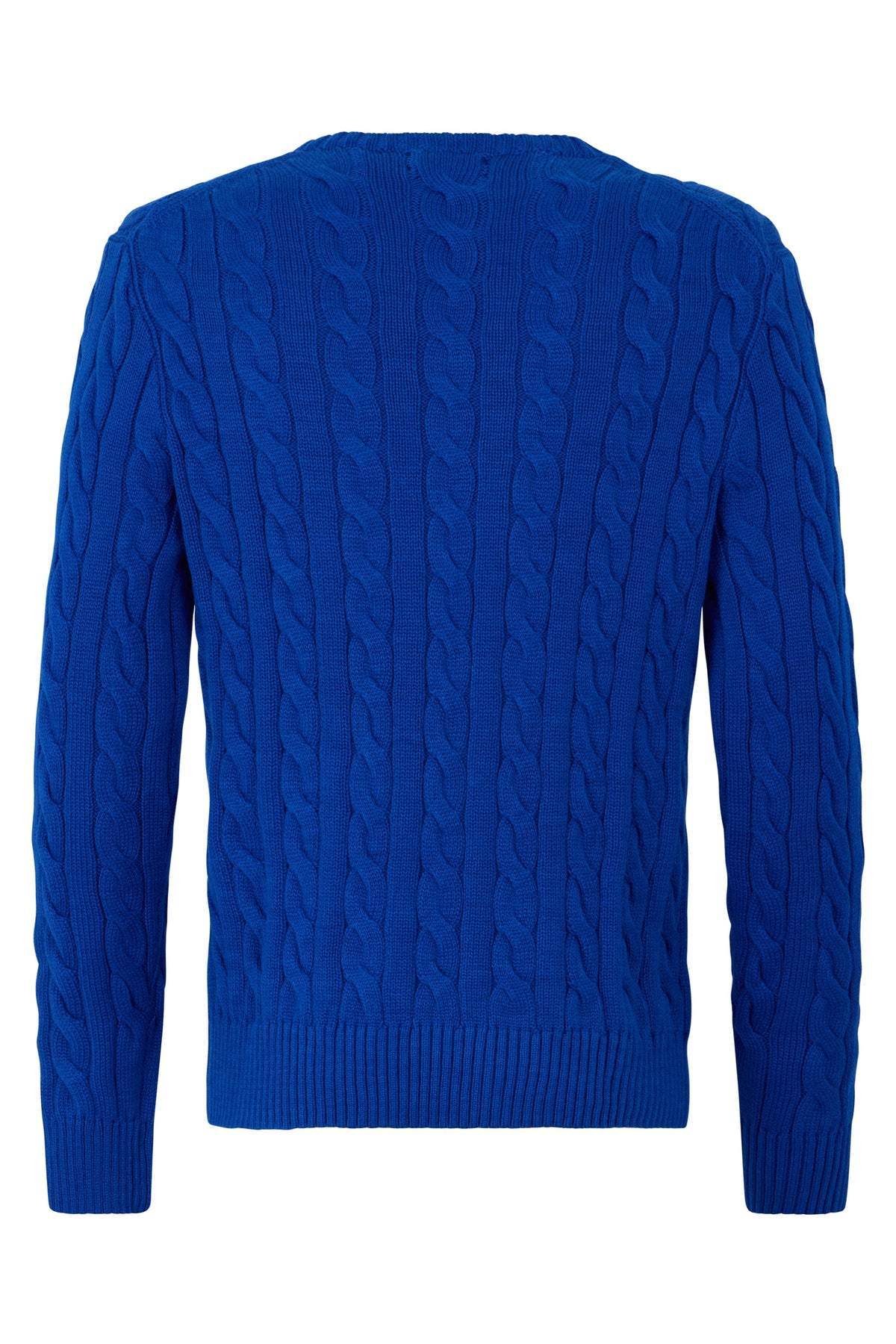 Knitted cotton sweater with embroidery RTW