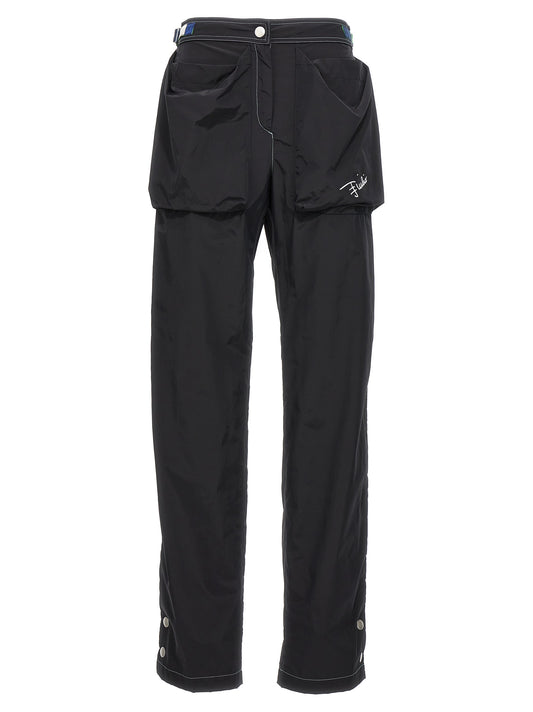 Logo nylon pants Pants