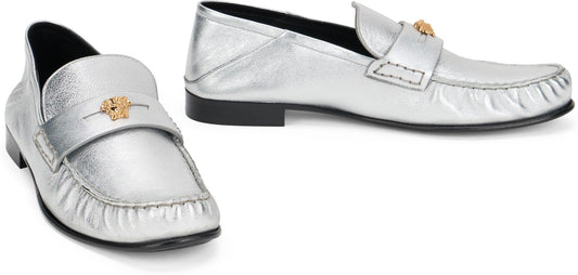 Medusa 95 Slip-ons in Metallic Leather RTW