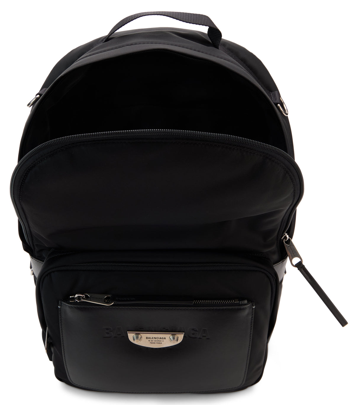 Nylon and leather backpack BAGS
