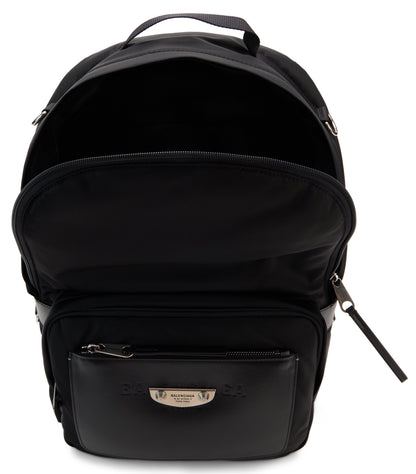 Nylon and leather backpack BAGS
