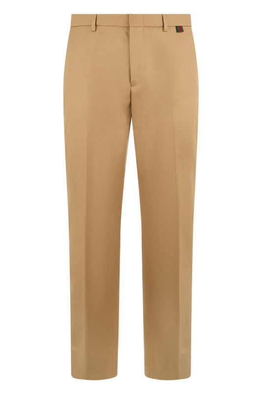 Straight pants in cotton RTW