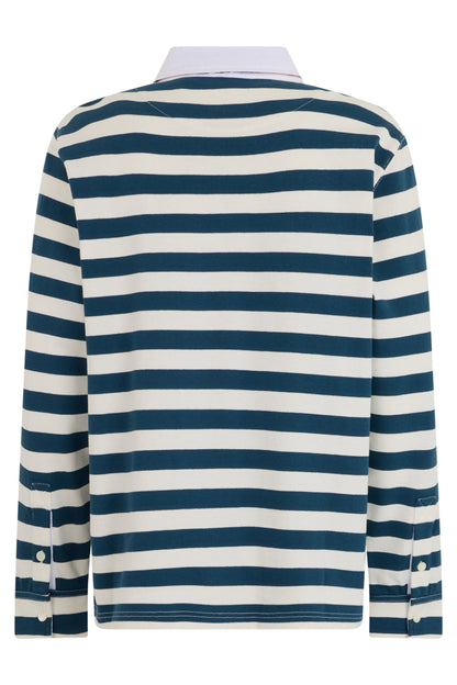 Long Sleeve Striped Polo RTW