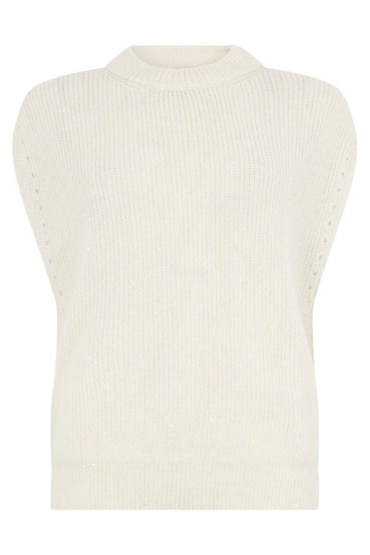 Ribbed knit vest RTW