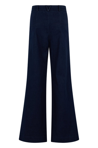 Bell-bottom denim pants RTW