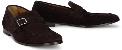 Suede loafers with buckle RTW