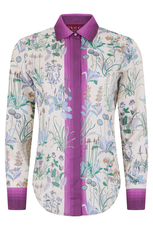 Floral silk shirt RTW