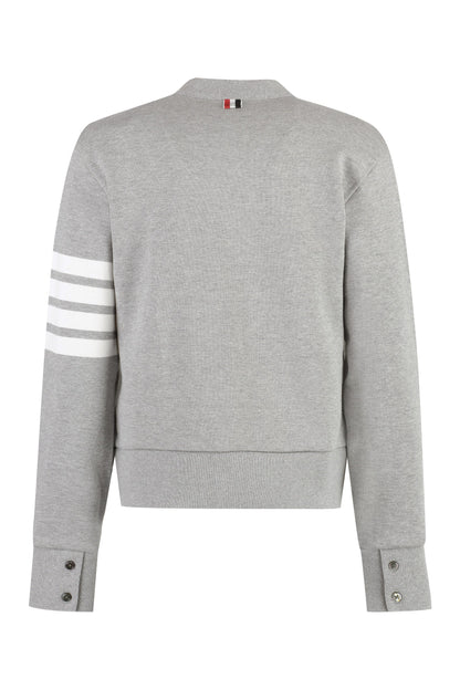 Thom Browne Logo detail cotton cardiga