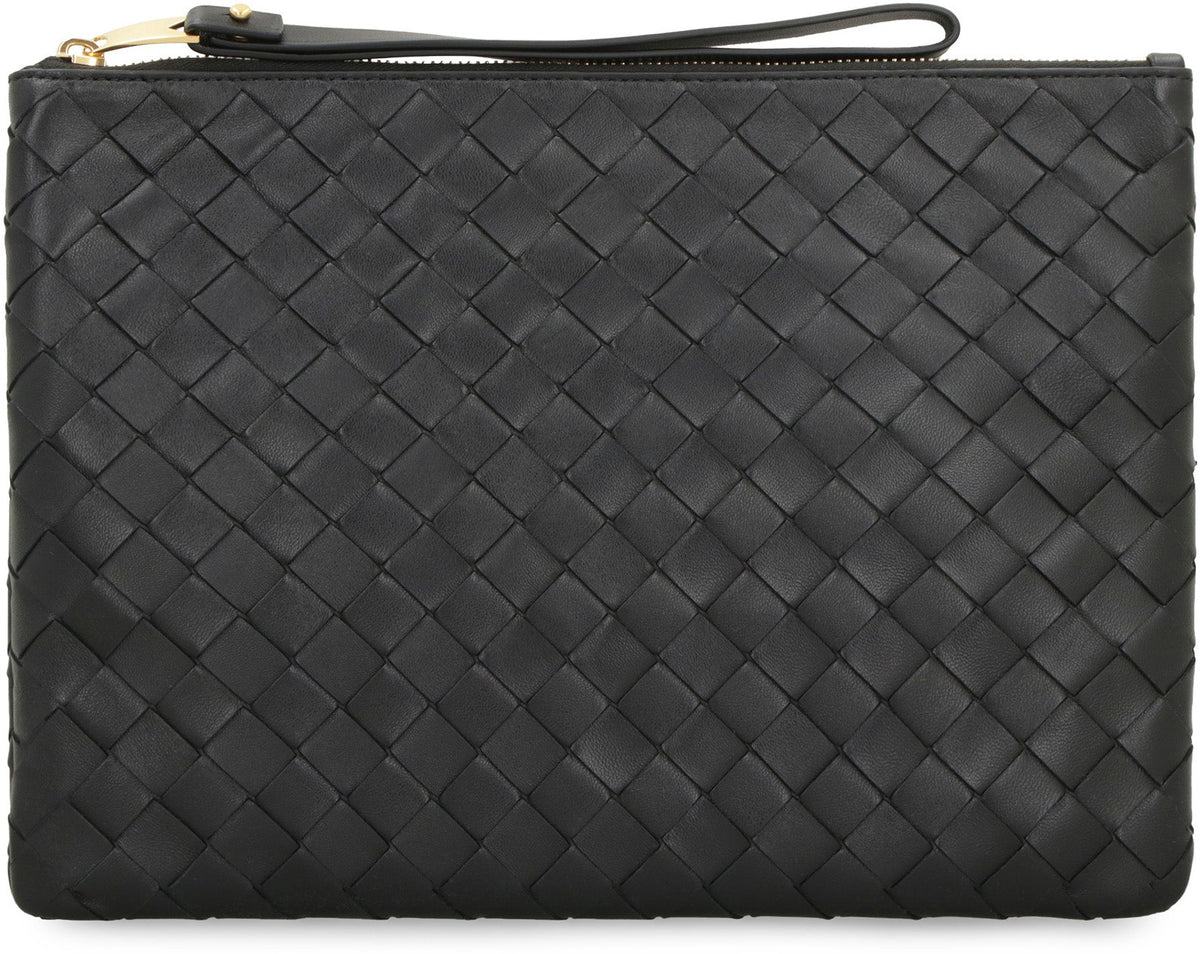 Leather flat pouch BAGS