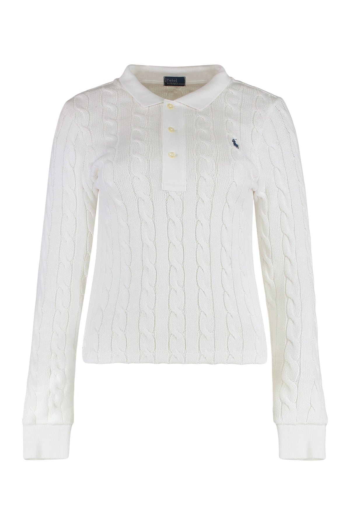 Cable knit polo RTW