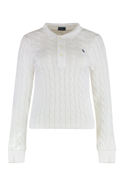 Cable knit polo RTW