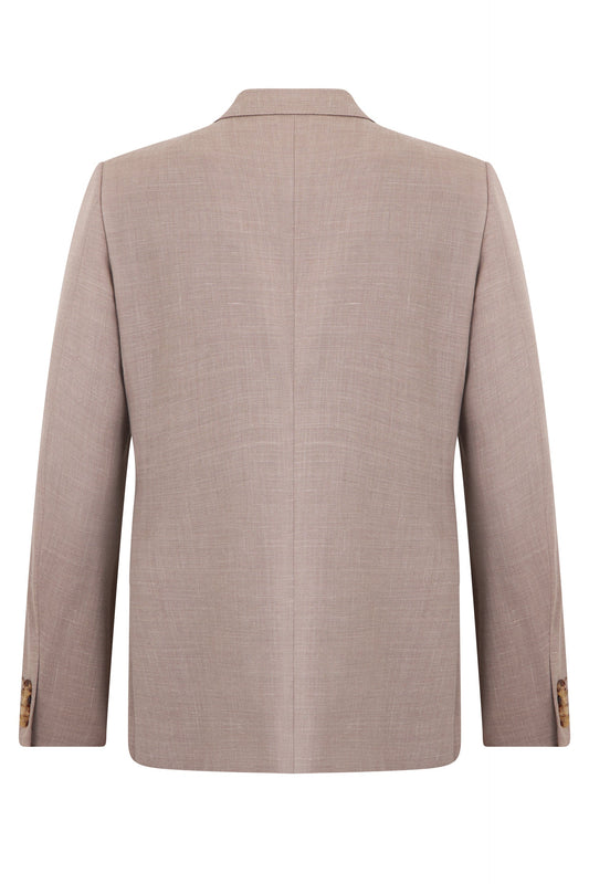 Single-breasted blazer in a wool and linen blend RTW