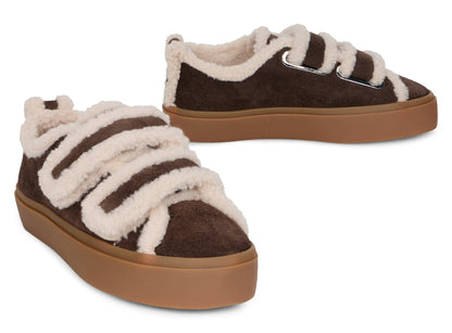Sneakers with fur SHOES