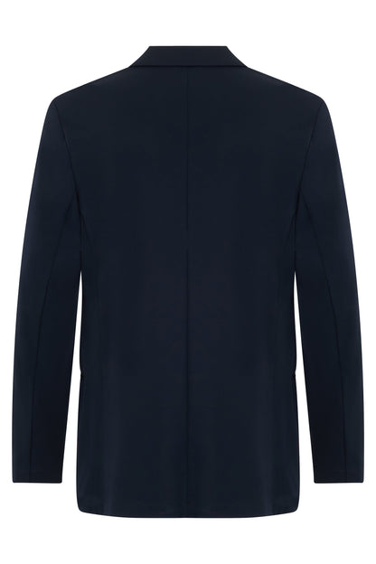Dark blue elegant jacket with two buttons RTW