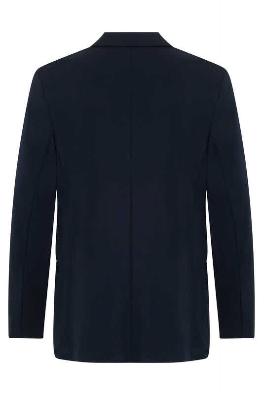 Dark blue elegant jacket with two buttons RTW