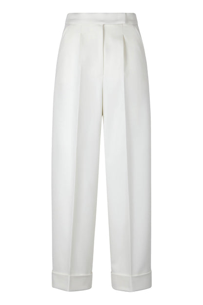 High-waisted wool pants RTW