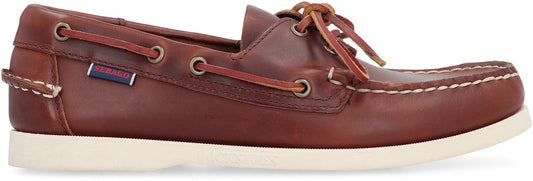 Portland leather boat shoes SHOES
