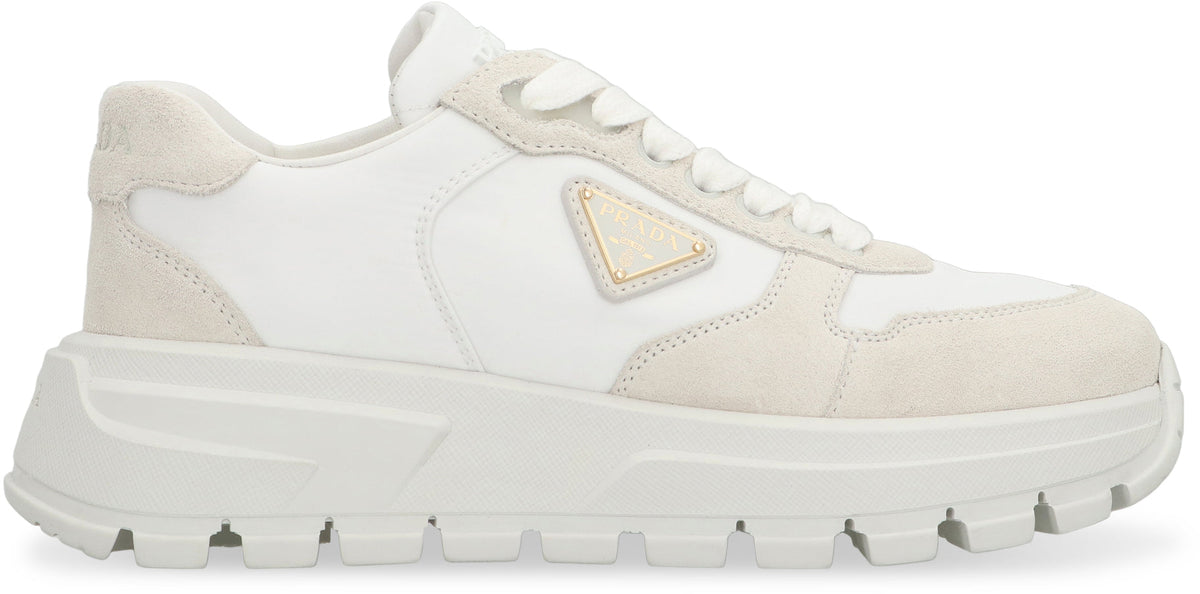 Sneakers Prax 2.0 in Re-Nylon and suede leather SHOES