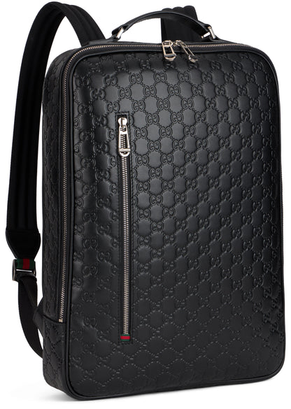 Medium monogram leather backpack BAGS