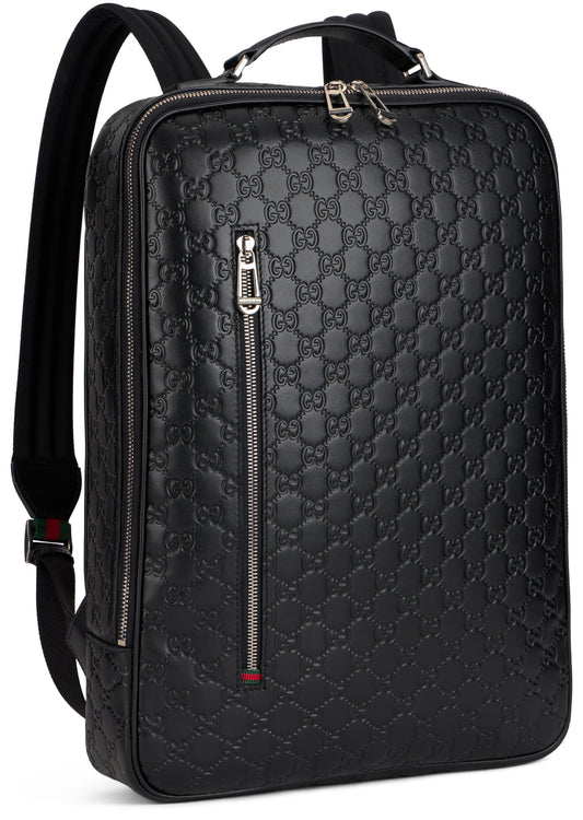 Medium monogram leather backpack BAGS