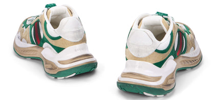 Sneakers made of fabric and leather accents SHOES
