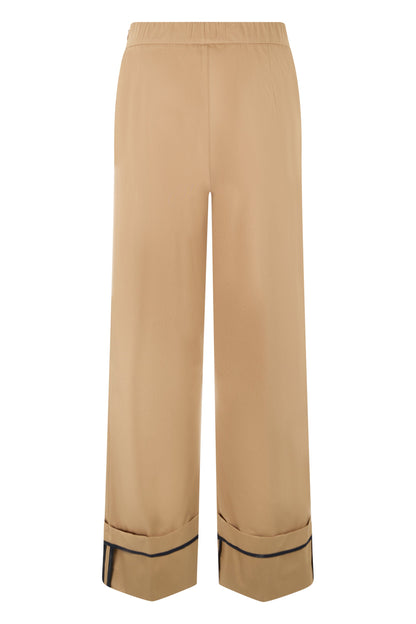 Wide Leg Trousers with Hem RTW