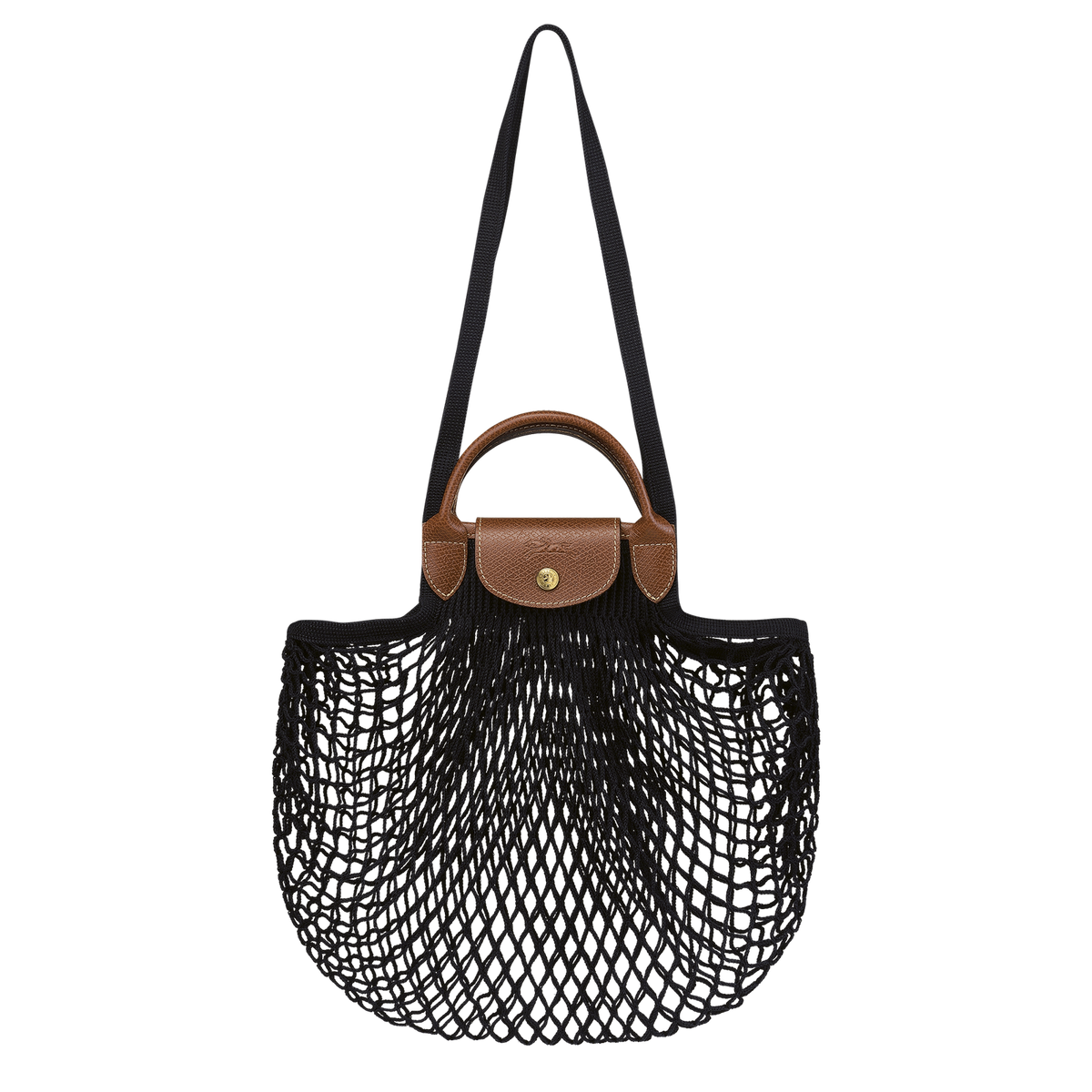 Longchamp Le Pliage Filet mesh-knit bag