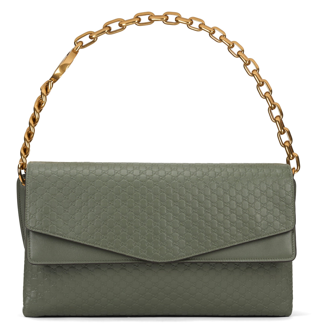 Leather bag with GG embossed monogram BAGS