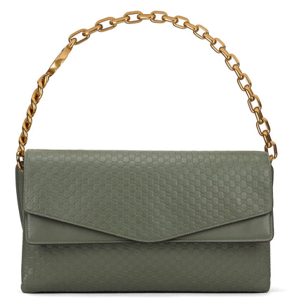 Leather bag with GG embossed monogram BAGS