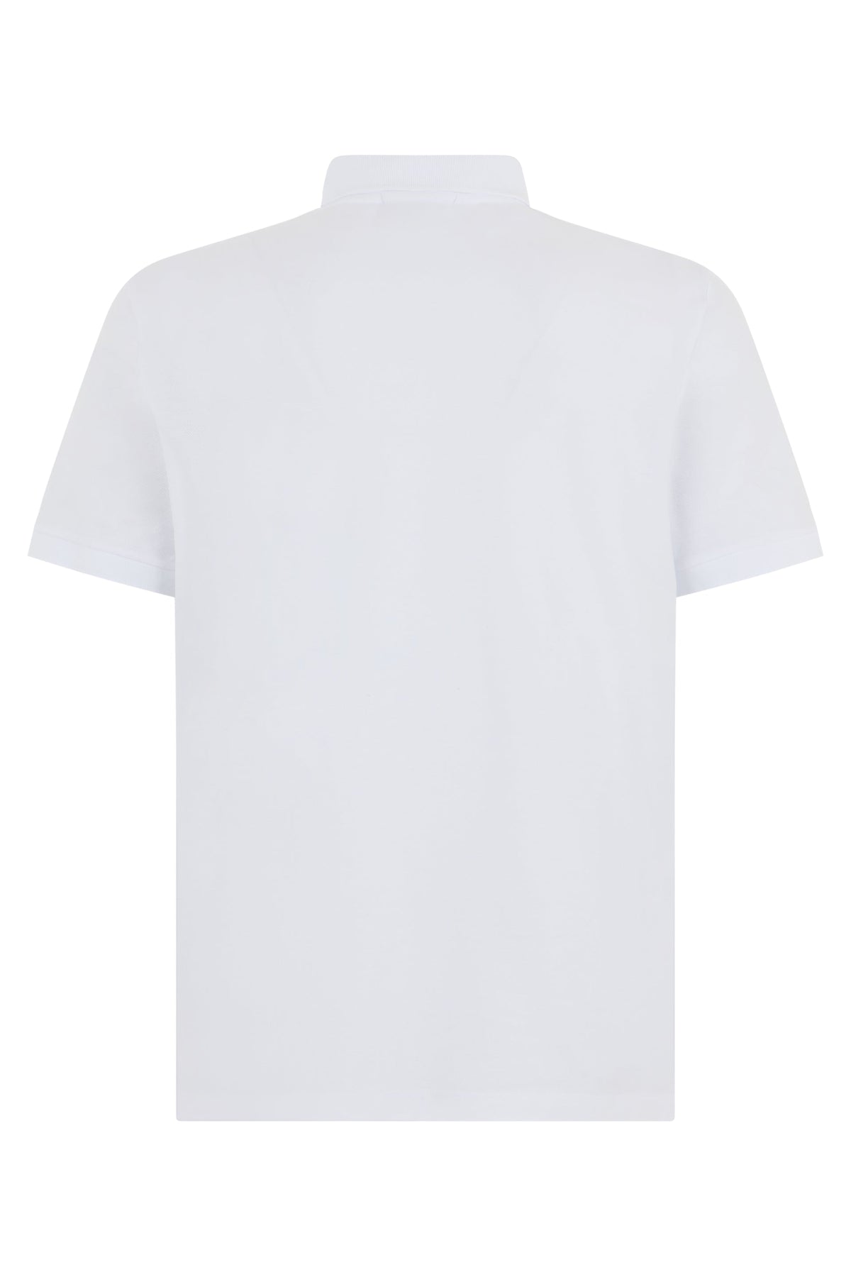 White polo in soft and breathable cotton RTW